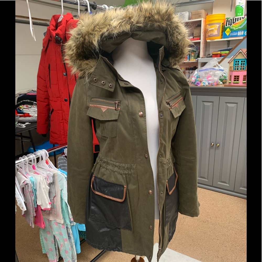 Sam Edelman Mixed Media Coat